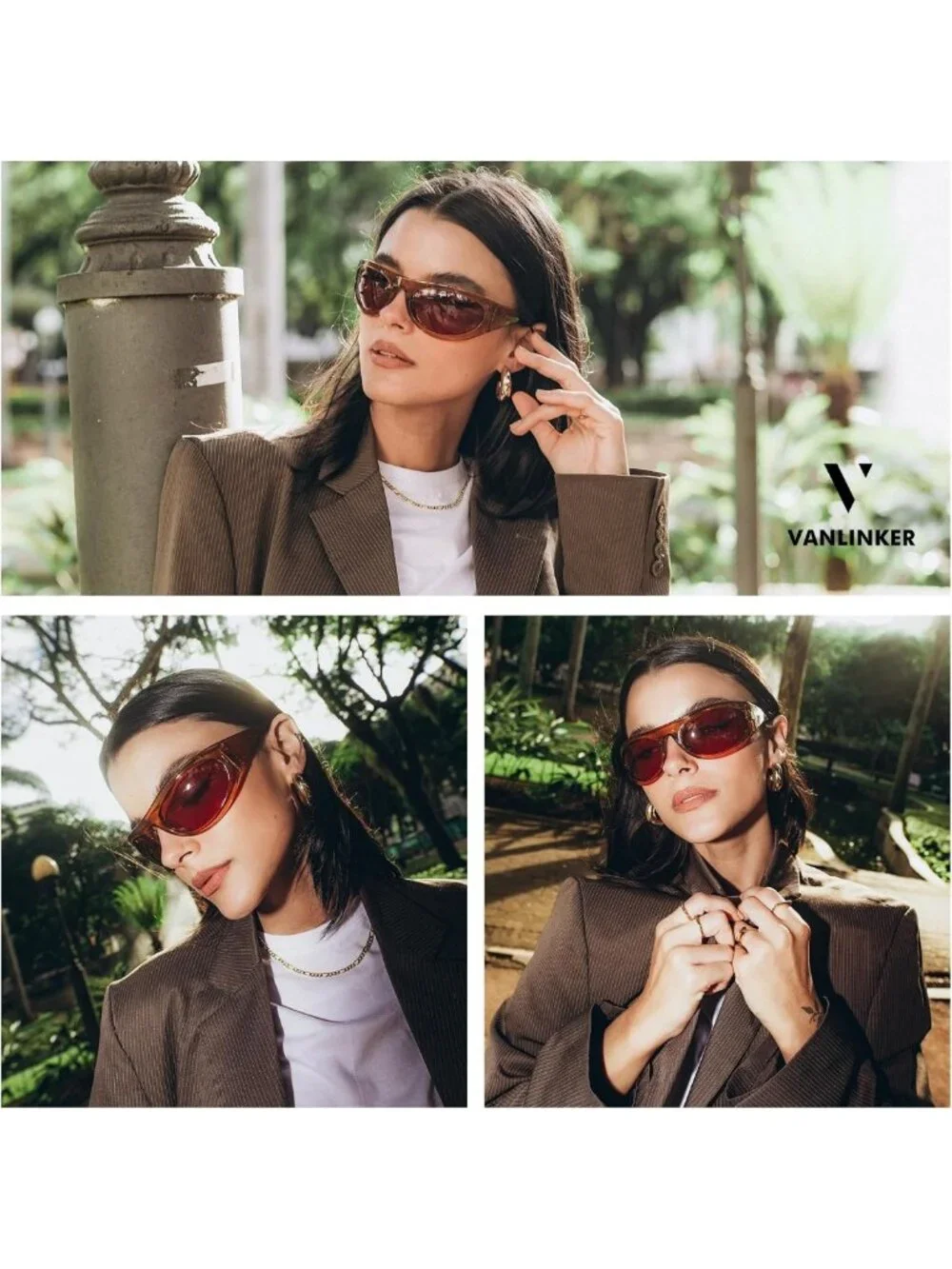 Trendy Oversized Polarized Wrap Around Sunglasses for Men & Women - Sporty Style